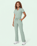 Women's High Waisted Cargo Pant Mint - Scrubloop