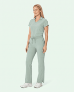 Women's High Waisted Cargo Pant Mint - Scrubloop