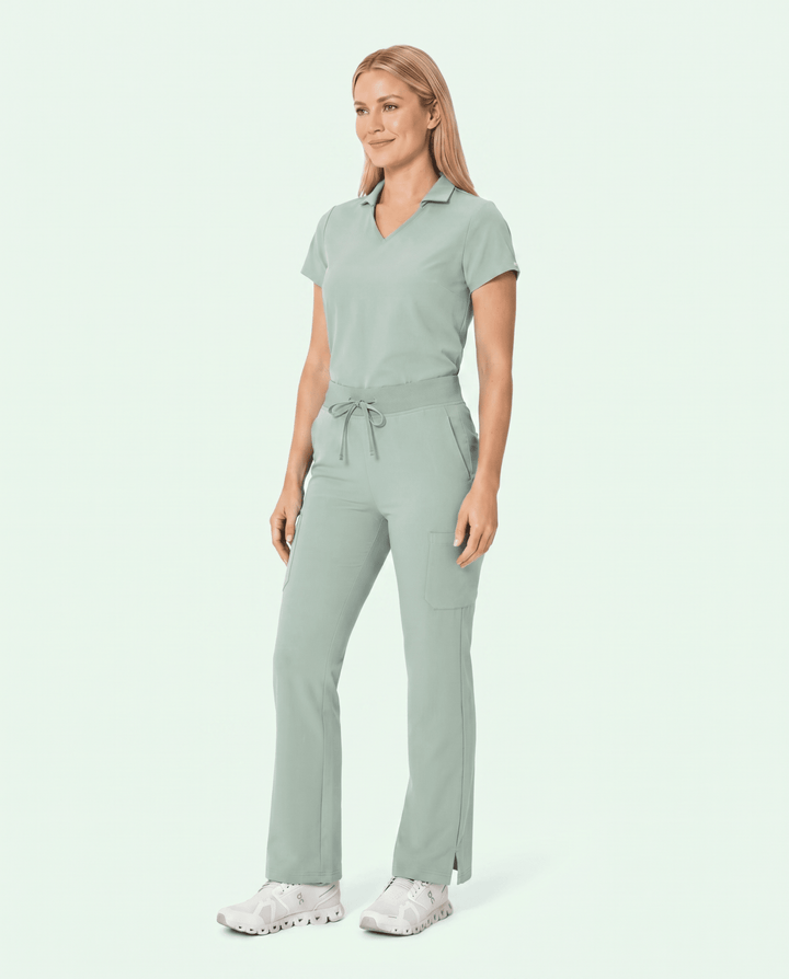 Women's High Waisted Cargo Pant Mint