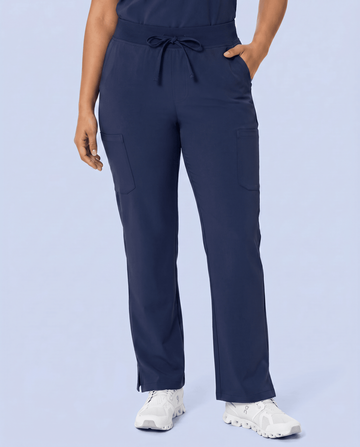 Women's High Waisted Cargo Pant Navy