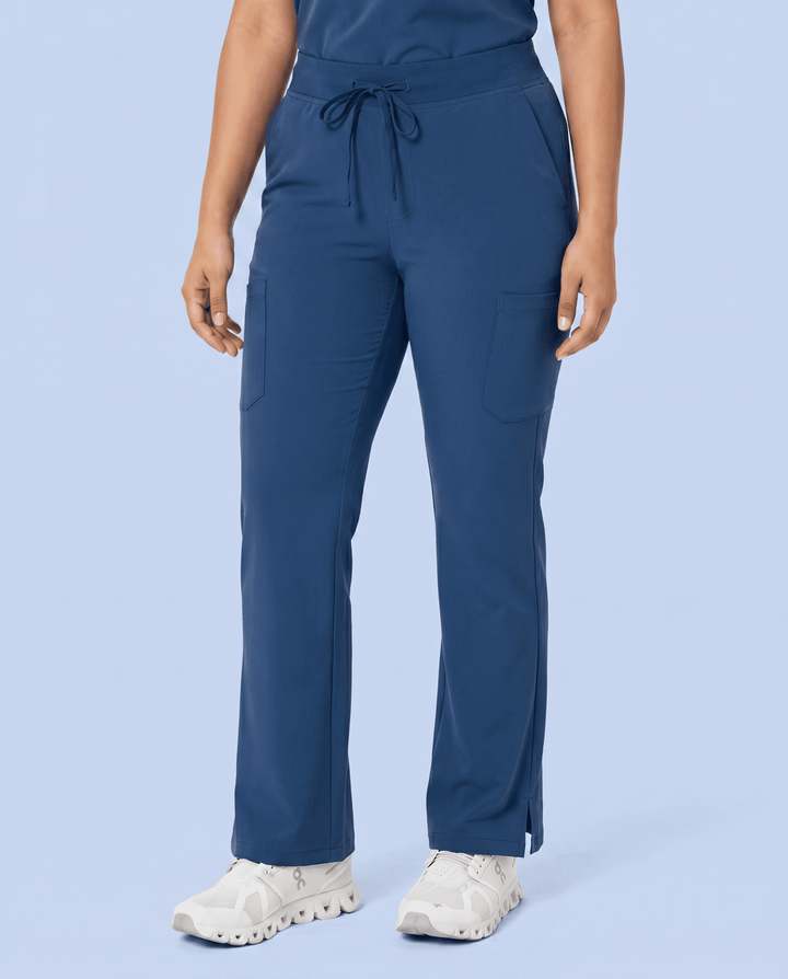 Women's High Waisted Cargo Pant Ocean