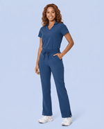 Women's High Waisted Cargo Pant Ocean - Scrubloop
