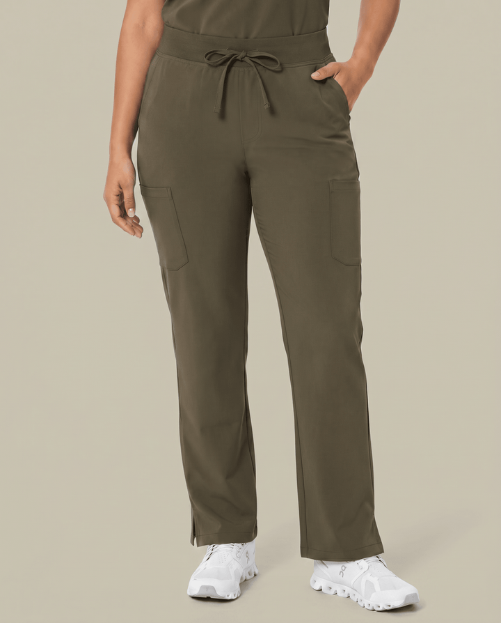 Women's High Waisted Cargo Pant Olive