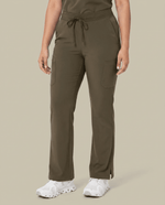 Women's High Waisted Cargo Pant Olive - Scrubloop