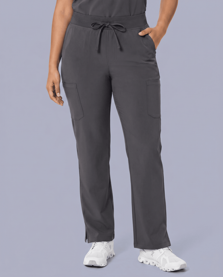 Women's High Waisted Cargo Pant Pewter