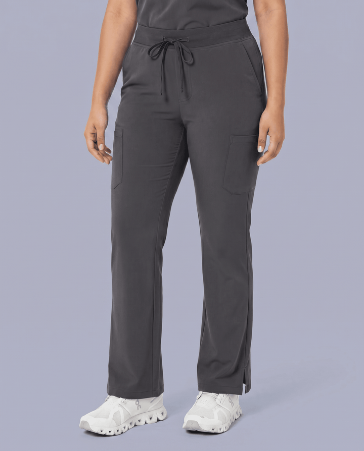 Women's High Waisted Cargo Pant Pewter