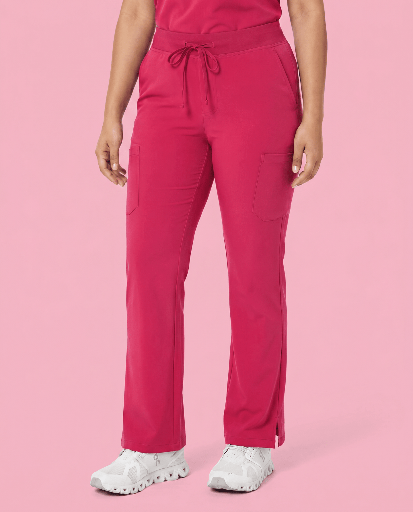Women's High Waisted Cargo Pant Sangria - Scrubloop