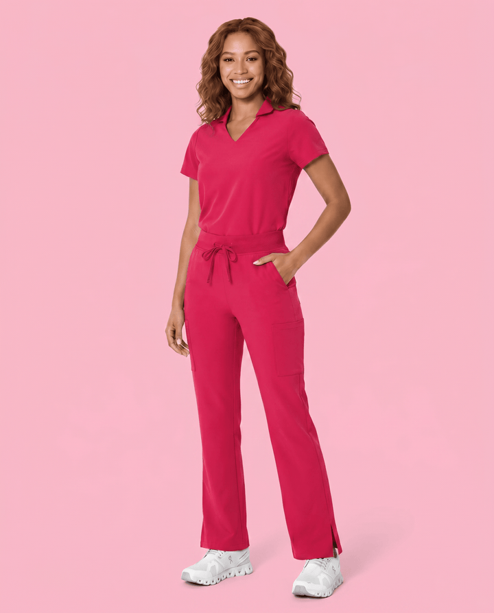 Women's High Waisted Cargo Pant Sangria