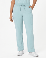 Women's High Waisted Cargo Pant Sky Blue - Scrubloop