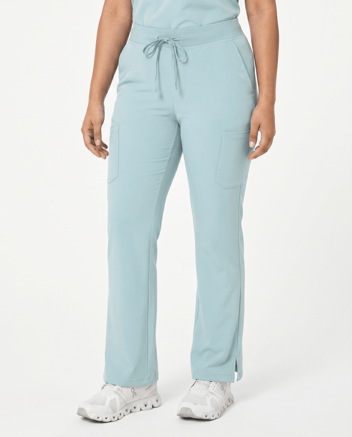Women's High Waisted Cargo Pant Sky Blue
