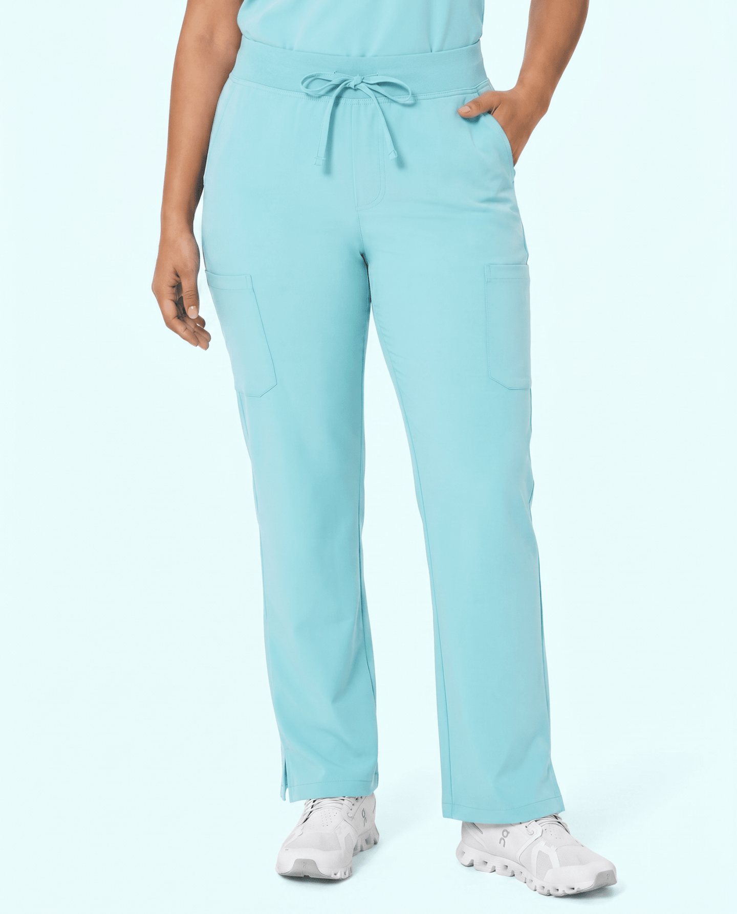 Women's High Waisted Cargo Pant Surf - Scrubloop