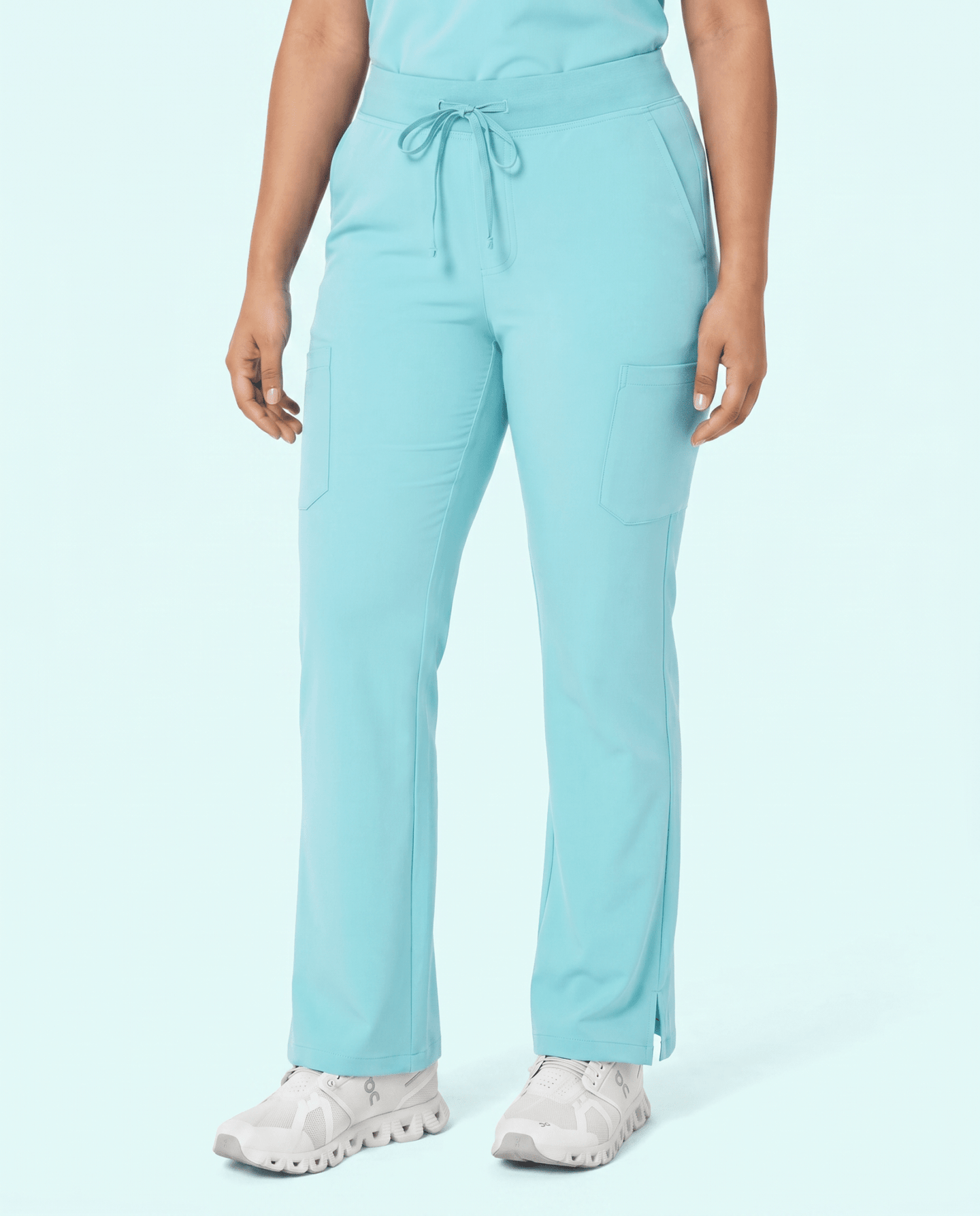 Women's High Waisted Cargo Pant Surf - Scrubloop