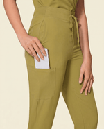 Women's High Waisted Jogger Pant Avocado - Scrubloop