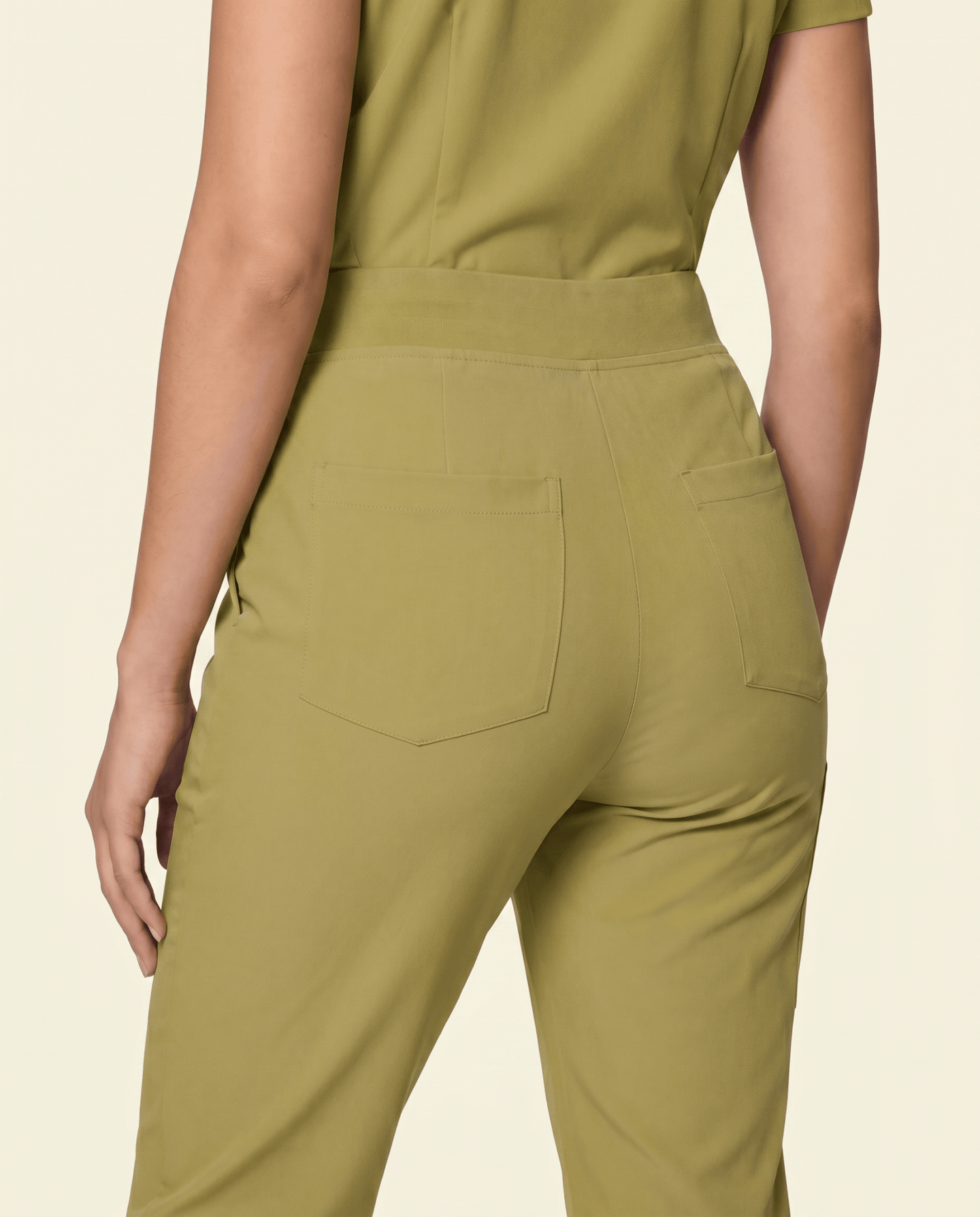Women's High Waisted Jogger Pant Avocado - Scrubloop