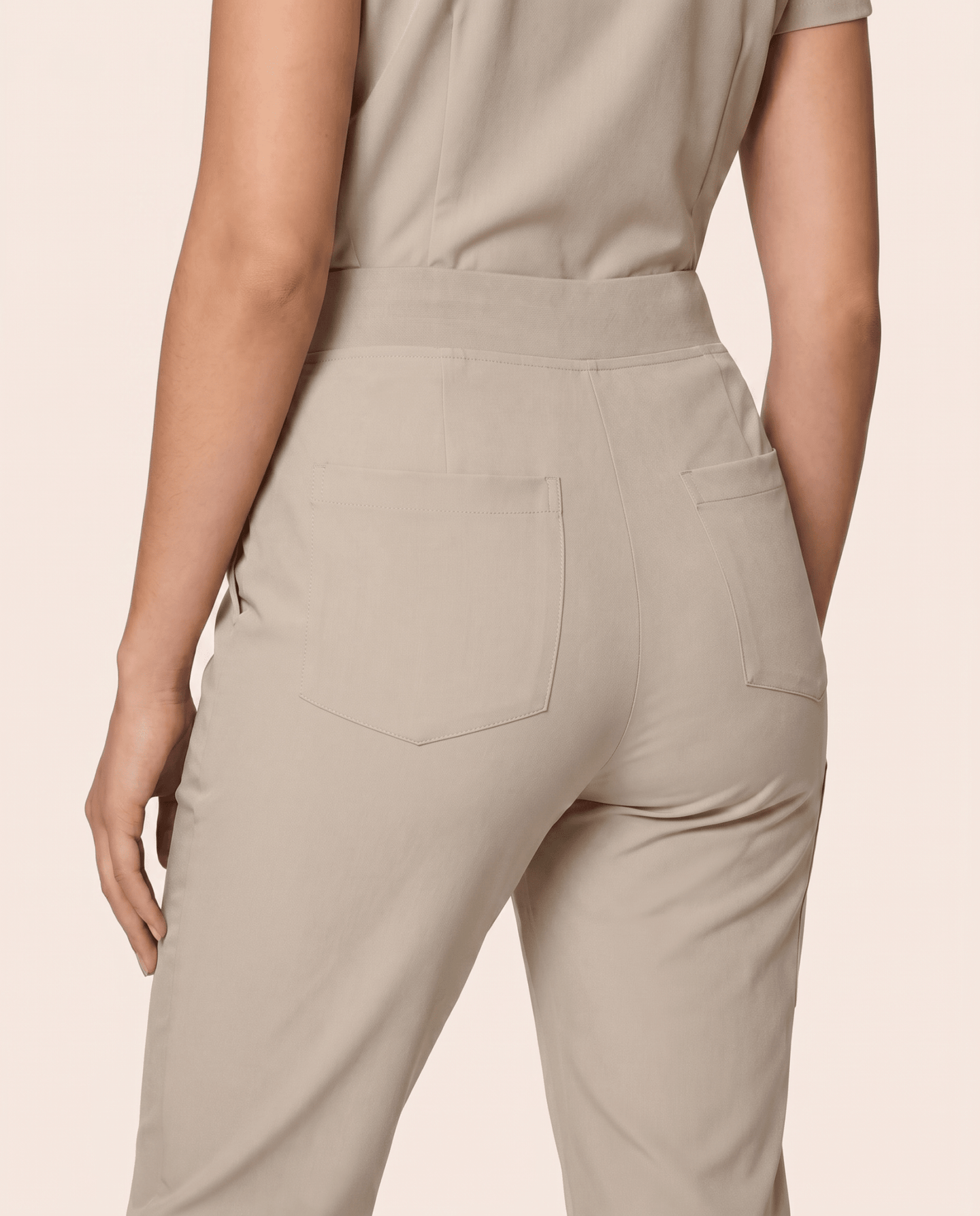 Women's High Waisted Jogger Pant Birch - Scrubloop