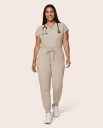 Women's High Waisted Jogger Pant Birch - Scrubloop