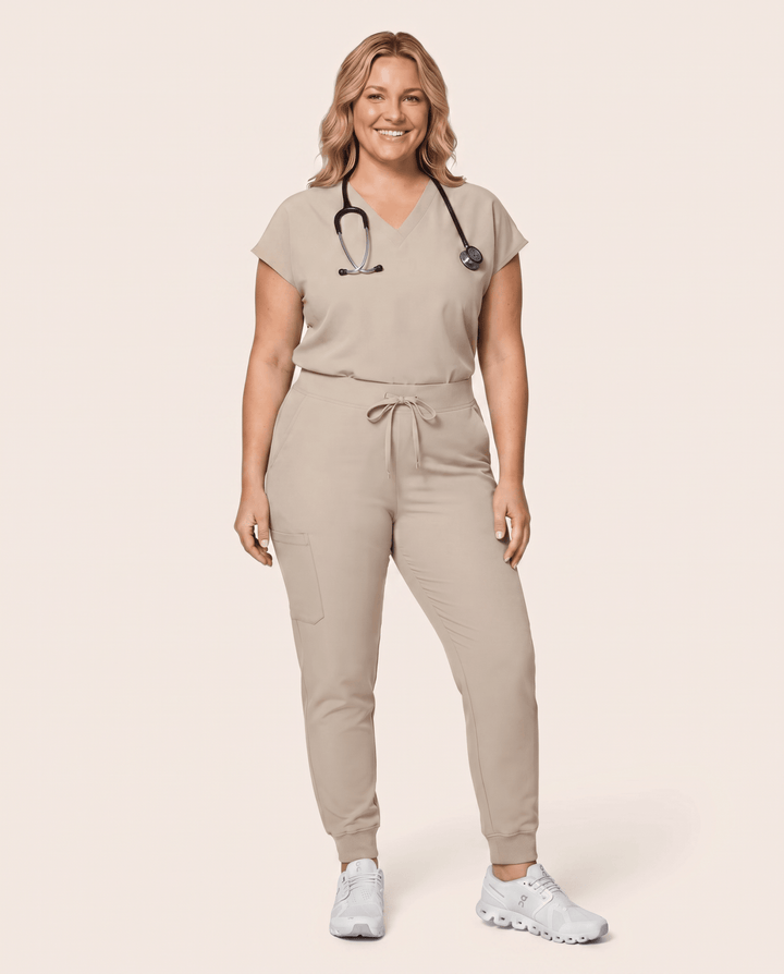 Women's High Waisted Jogger Pant Birch