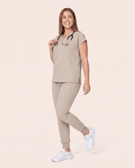 Women's High Waisted Jogger Pant Birch - Scrubloop