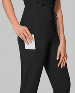 Women's High Waisted Jogger Pant Black - Scrubloop
