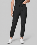 Women's High Waisted Jogger Pant Black - Scrubloop