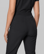 Women's High Waisted Jogger Pant Black - Scrubloop