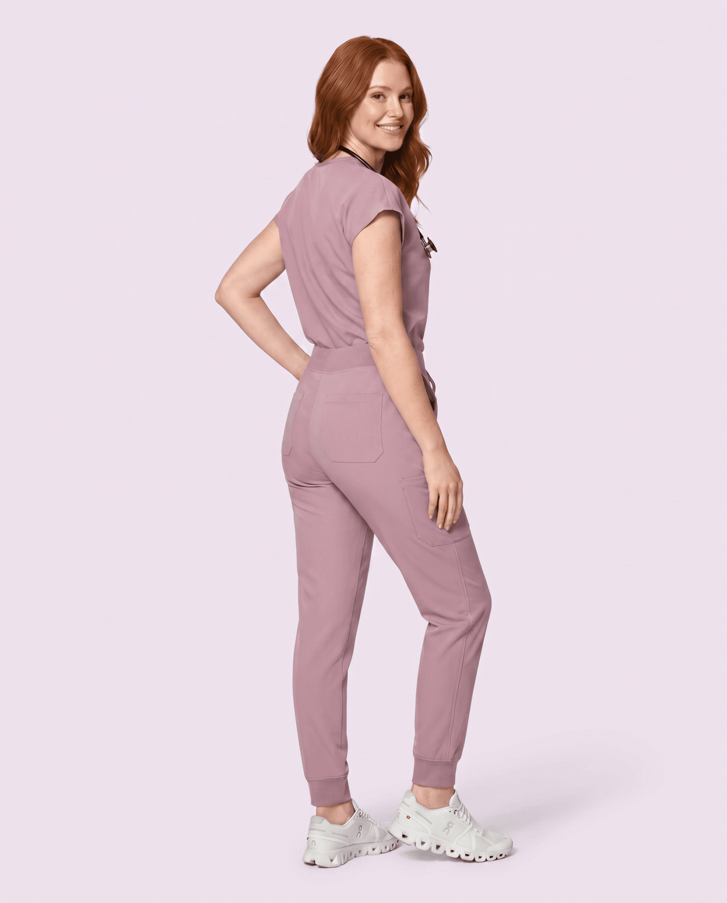 Women's High Waisted Jogger Pant Blossom - Scrubloop