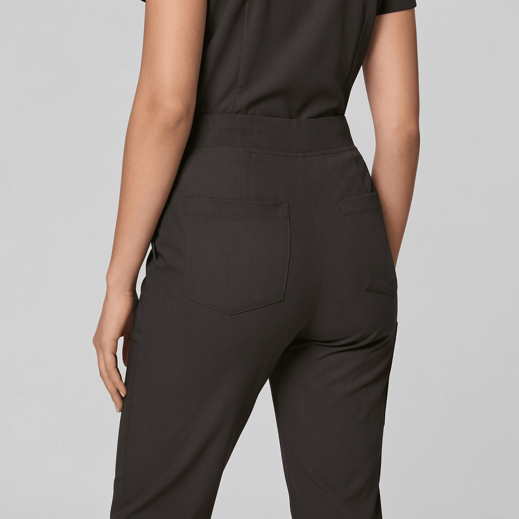 Women's High Waisted Jogger Pant Charcoal - Scrubloop