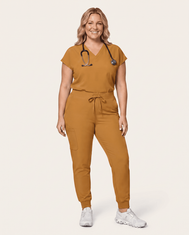 Women's High Waisted Jogger Pant Cider