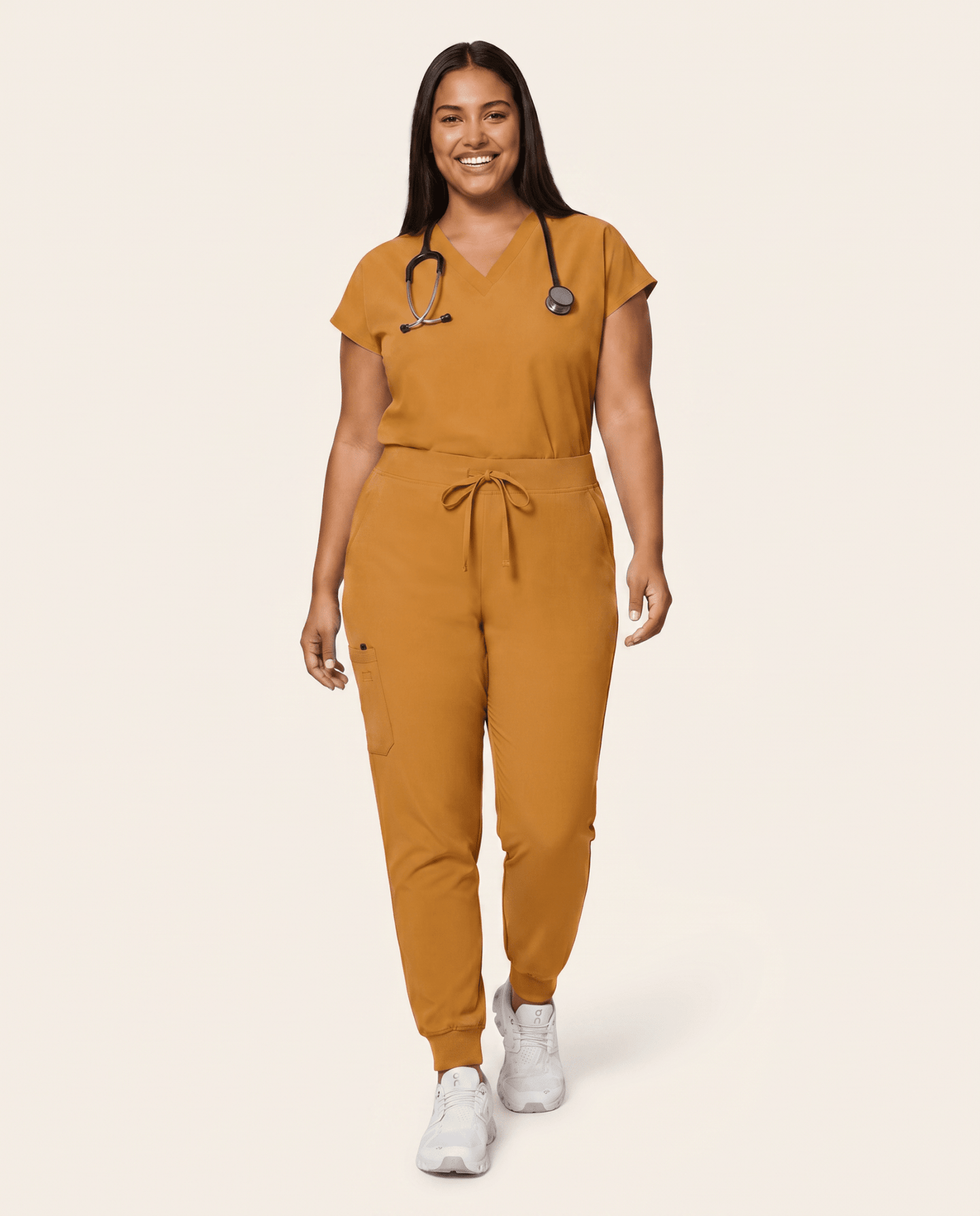 Women's High Waisted Jogger Pant Cider - Scrubloop