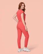 Women's High Waisted Jogger Pant Coral - Scrubloop