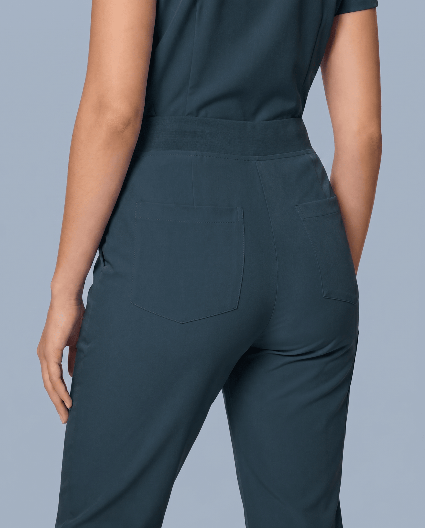 Women's High Waisted Jogger Pant Dark Harbor - Scrubloop