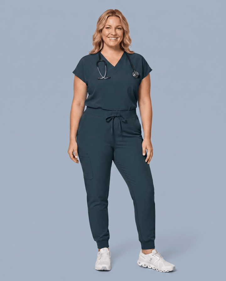 Women's High Waisted Jogger Pant Dark Harbor