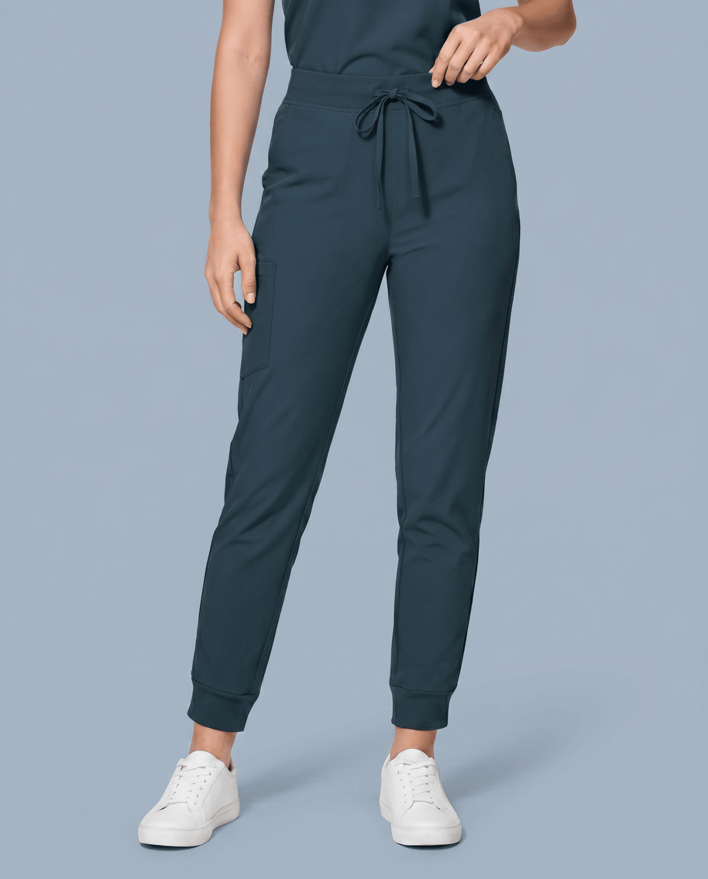 Women's High Waisted Jogger Pant Dark Harbor - Scrubloop