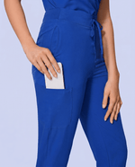 Women's High Waisted Jogger Pant Galaxy Blue - Scrubloop