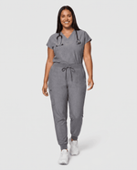 Women's High Waisted Jogger Pant Heather Gray - Scrubloop