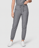 Women's High Waisted Jogger Pant Heather Gray - Scrubloop