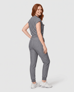 Women's High Waisted Jogger Pant Heather Gray - Scrubloop