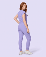 Women's High Waisted Jogger Pant Lavender - Scrubloop