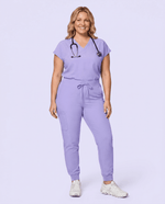 Women's High Waisted Jogger Pant Lavender - Scrubloop