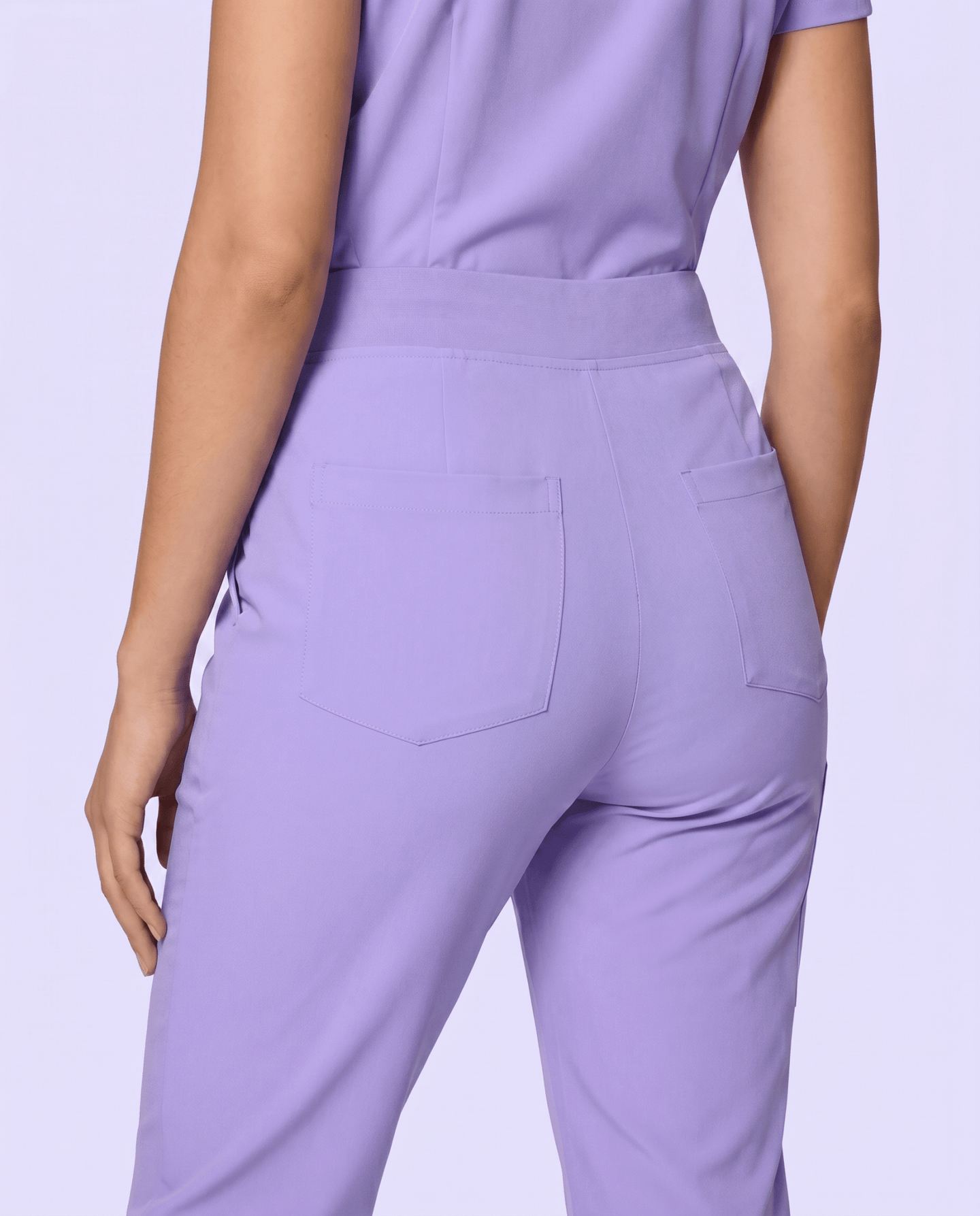Women's High Waisted Jogger Pant Lavender - Scrubloop