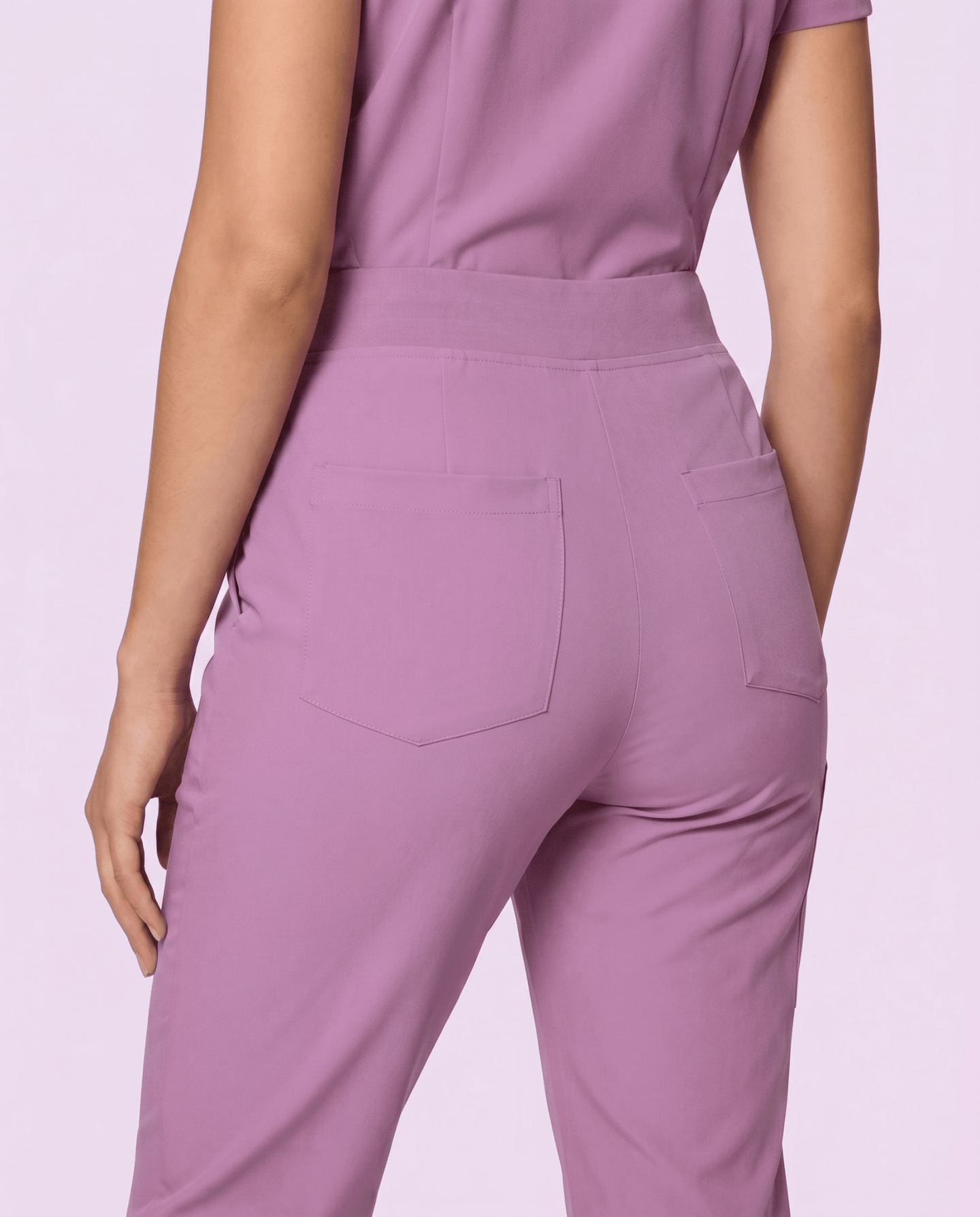 Women's High Waisted Jogger Pant Lilac - Scrubloop