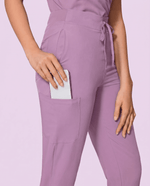 Women's High Waisted Jogger Pant Lilac - Scrubloop