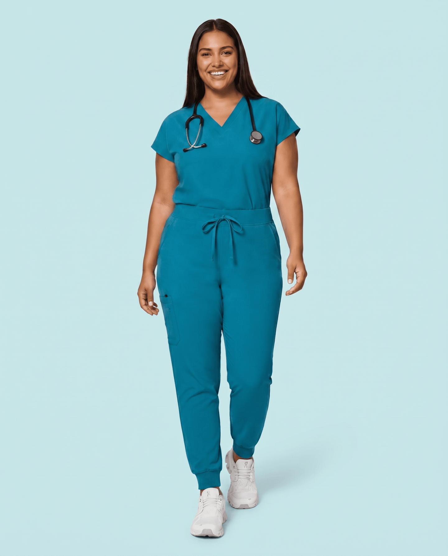Women's High Waisted Jogger Pant Marina - Scrubloop