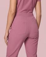 Women's High Waisted Jogger Pant Mauve - Scrubloop