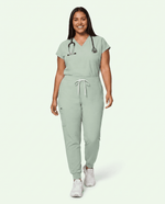 Women's High Waisted Jogger Pant Mint - Scrubloop