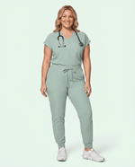 Women's High Waisted Jogger Pant Mint - Scrubloop