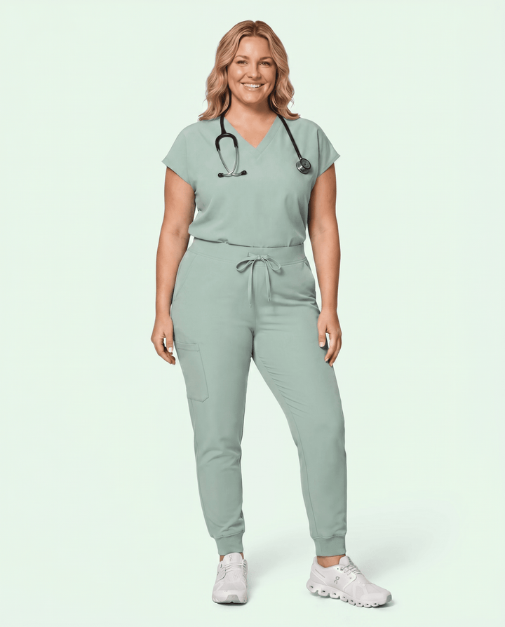 Women's High Waisted Jogger Pant Mint