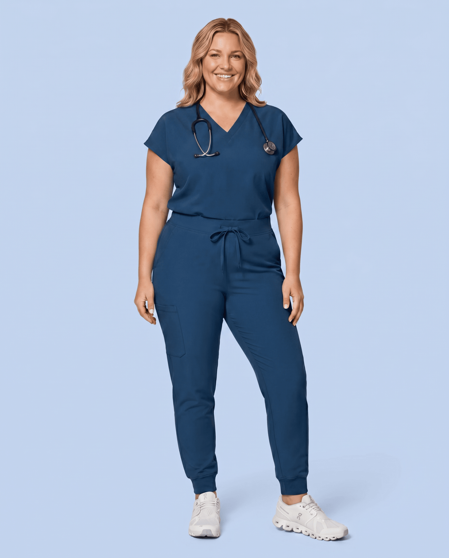 Women's High Waisted Jogger Pant Ocean - Scrubloop