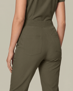Women's High Waisted Jogger Pant Olive - Scrubloop