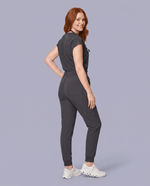 Women's High Waisted Jogger Pant Pewter - Scrubloop